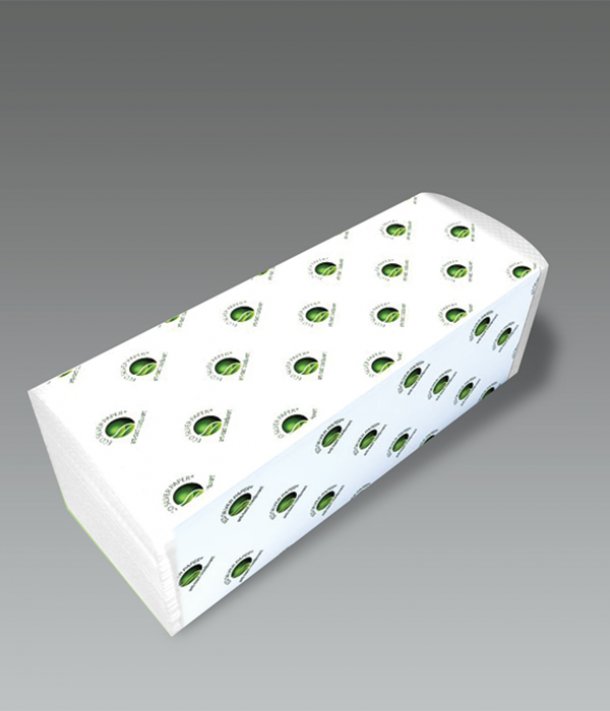 <img src=32994.V.jpg alt=Αντιμικροβιακή χειροπετσέτα V-fold 120τεμ ECO SILVER PAPER - 20 σετ>