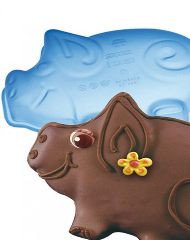 <img src=5651397133.jpg alt=Μίνι Φόρμα Σιλικόνης Γουρουνάκι Maialino>