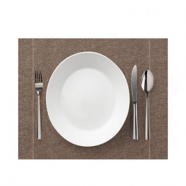 <img src=Σουπλά Πολλαπλών Χρήσεων Σετ 12 τεμ alt=Σουπλά σε καφέ χρώμα με πιάτο και μαχαιροπήρουνα επάνω> 