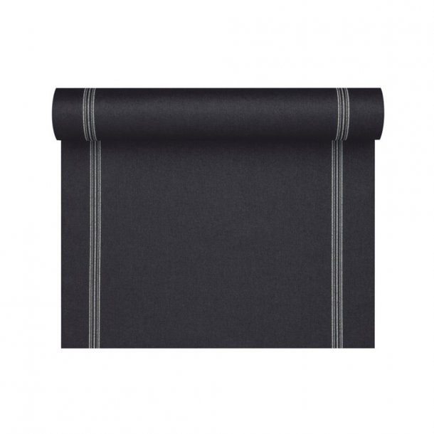 <img src=Ράνερ αντιολισθητικό 40x120cm Ρολό- 6 τεμ alt=Μαύρο ράνερ με δύο παράλληλες γκρι γραμμές> 