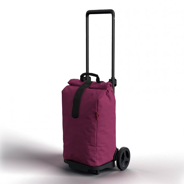 <img src=Καρότσι λαϊκής compact 50 λίτρων Sprinter alt=Σε μπορντώ χρώμα με μαύρο χερούλι, ρόδες και κούμπωμα> 