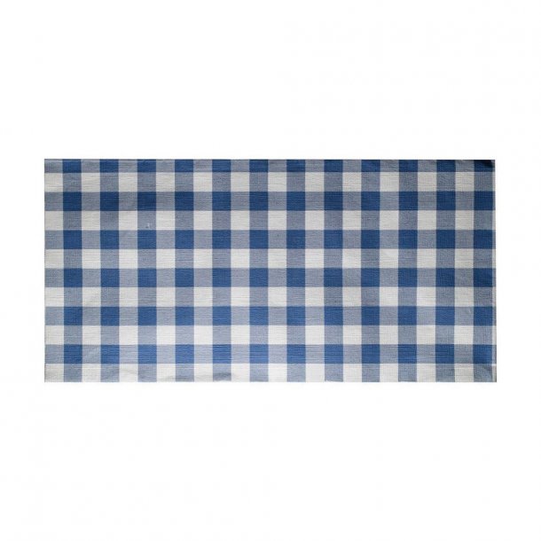 <img src=Τραπεζομάντηλο Καρώ Beta 1x1m - Σετ 150 τεμ alt=Σε σχέδιο καρώ σε χρώμα λευκό και μπλε> 