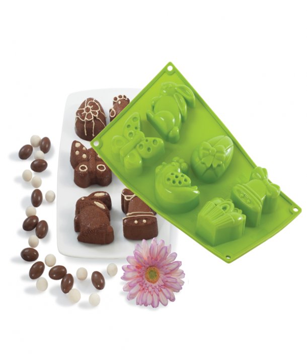 <img src=565130081.jpg alt=Φόρμα Σιλικόνης Ζωάκια Του Πάσχα 6Θ>