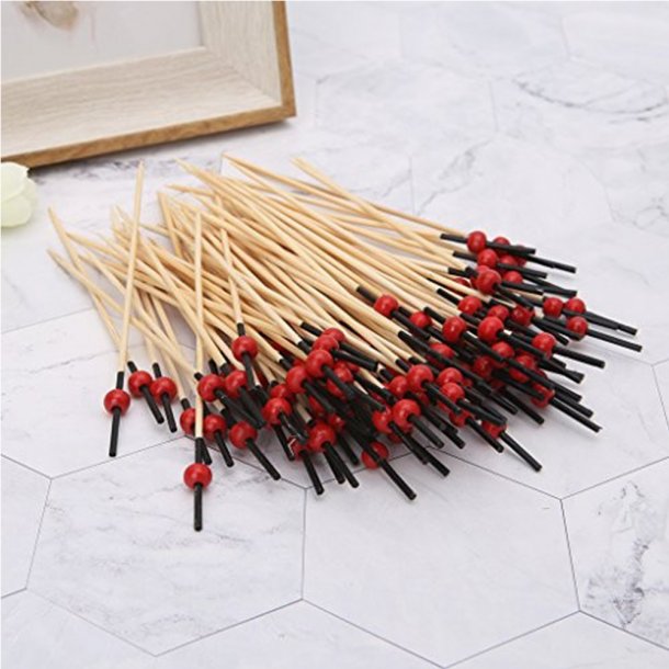 Bamboo cocktail picks large Dolphin - 100pcs