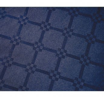 <img src=Τραπεζομάντηλο  Niba 1x1cm - Σετ 150 τεμ alt=Σε μπλε χρώμα με σχέδια από κύκλους> 