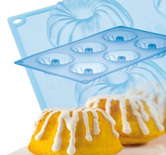 <img src=5651300046.jpg alt=Φόρμα Σιλικόνης Mini Gugelhupf 6Θ.>