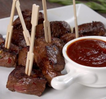 Bamboo fruit fork Dolphin