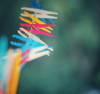 Plastic cloth pegs Sandra