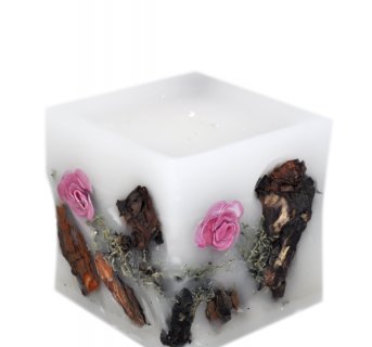 Scented candle pot shape 12x12x12cm (108)