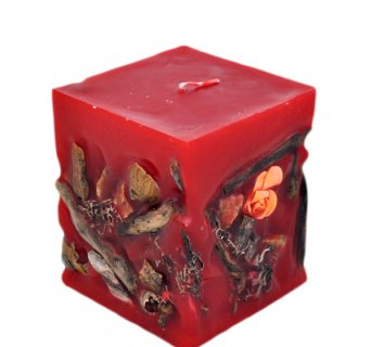 Scented candle pot shape 12x12x12cm (109)