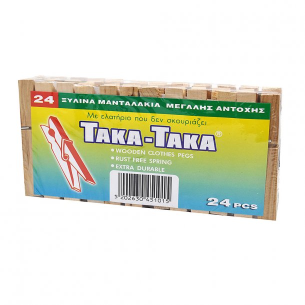 Μανταλάκια Ξύλινα Γίγας