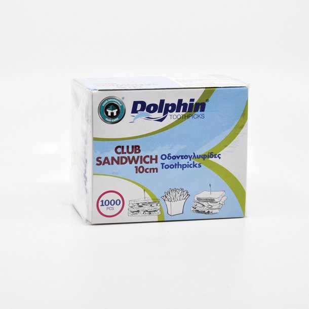 Οδοντογλυφίδες Club Sandwich 10 cm Dolphin