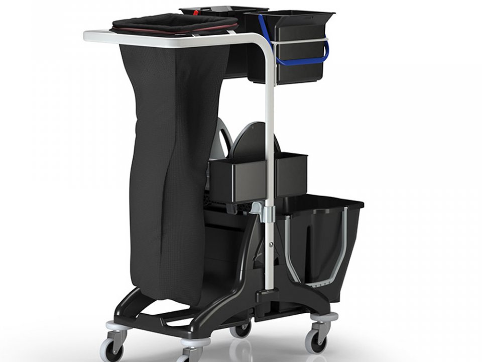 Housekeeping cleaning trolley - 3P Copmact Pulex