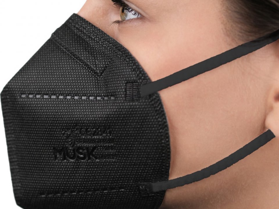 Μάσκες Προσώπου Μαύρες FFP2 NR 10τμχ