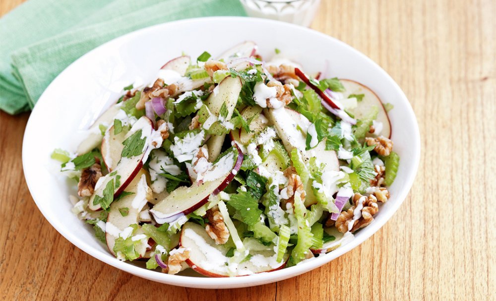 Συνταγή για σαλάτα Waldorf